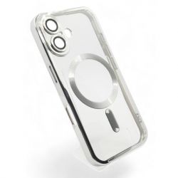 Чехол для мобильного телефона BeCover TPU Chrome Case (MagSafe) для Apple iPhone 16 Plus Silver (712078) - Картинка 2