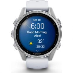 �����-���� Garmin fenix 8 43mm, AMOLED, Glass, BareSS/Whitestone, WhitestoneBn (010-02903-00) - �������� 8