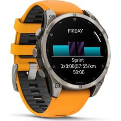�����-���� Garmin fenix 8 47mm, AMOLED, Saph, Ti/Bare/Grpht, SparkOrg/GrphtBd, (010-02904-11) - �������� 3