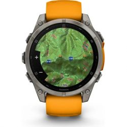 �����-���� Garmin fenix 8 47mm, AMOLED, Saph, Ti/Bare/Grpht, SparkOrg/GrphtBd, (010-02904-11) - �������� 7