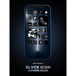 Скло захисне Armorstandart Supreme Plus Black Icon Apple iPhone 16 Plus (ARM81396) - Картинка 10