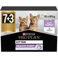 ������� ���� ��� ���� Purina Pro Plan Kitten Healthy Start ��� ������� � �������� 10 � 85 � (7613034767646)