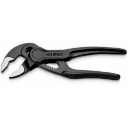 Клещи KNIPEX COBRA XS переставні з фіксатором, 28 мм (1"), под ключ 24 мм, L-100 мм, Cr-V (87 00 100) - Картинка 2