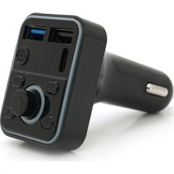FM модулятор Voltronic D1, підсвітка 7 кольорів, 1.5-3.1A, USB, TF (FM-D1-7Col) - Картинка 2