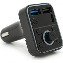 FM ��������� Voltronic D1, ������� 7 �������, 1.5-3.1A, USB, TF (FM-D1-7Col)