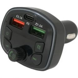 FM модулятор Voltronic Q7 з еквалайзером, 3.1A, PD18W, USB, TF (FM-Q7EQ) - Картинка 2