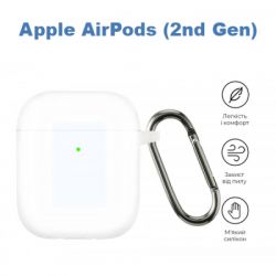    BeCover Silicon  Apple AirPods (2nd Gen) Transparancy (710198) -  2