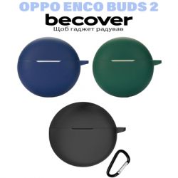 ����� ��� ��������� BeCover Silicon ��� Oppo Enco Buds 2 Deep Blue (710952) - �������� 3