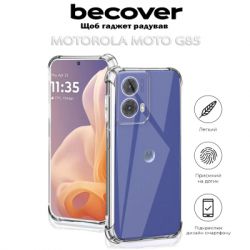 ����� �� ��������� �������� BeCover Anti-Shock Motorola Moto G85 Clear (712310) - �������� 4