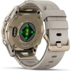 �����-���� Garmin fenix 8 43mm, AMOLED, Saph, SftGldSS/FogGryLeatherBnd, Excl, GPS (010-02903-40) - �������� 6