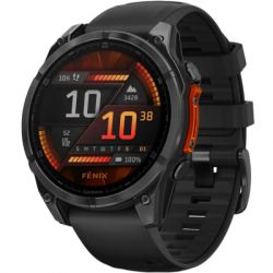 �����-�������� Garmin fenix 8 47mm, AMOLED, Glass/SS, SlateGray Steel/Black, BlkBnd, GPS (010-02904-00)