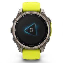 �����-�������� Garmin fenix 8 47mm,Saph Solar, BareTi/Graphite,AmpYe/GrphBnd (010-02906-21) - �������� 2