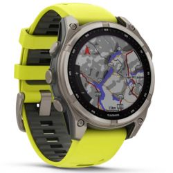 �����-�������� Garmin fenix 8 47mm,Saph Solar, BareTi/Graphite,AmpYe/GrphBnd (010-02906-21) - �������� 3