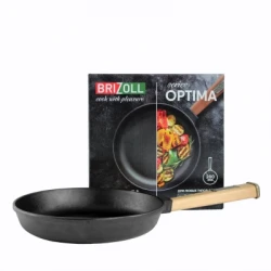 Сковорода Brizoll Optima чавунна з ручкою 280х40 мм (O2840-P) - Картинка 2