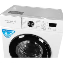 Пральна машина авт. GWS-FN610D1WB (біла, чорний люк, mini дісплей 6кг. 1000 об.) (GRUNHELM) - Картинка 3