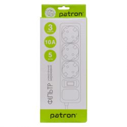 Мережевий фільтр живлення Patron EXT-PN-SP-1035-GR, 5m Gray (EXT-PN-SP-1035-GR) - Картинка 3