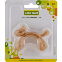 Прорізувач Baby Team Силіконовий Котик (4824428040266) - Картинка 2