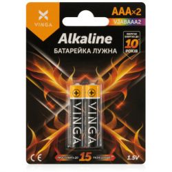  AAA LR03 Alkaline 2pcs Blister Vinga (VJABAAA2)