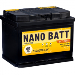 ���������� ������������ NANO BATT Econom 60A +�� (1) 510A