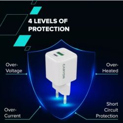 �������� ���������� Canyon CU20AC GaN 20W 1xPD 1xQC EU White (CNS-CUW20AC) - �������� 8