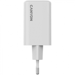 Зарядний пристрій Canyon CU65ACC GaN 65W 2xPD 1xQC EU White (CNS-CUW65ACC) - Картинка 2
