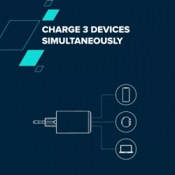 Зарядний пристрій Canyon CU65ACC GaN 65W 2xPD 1xQC EU White (CNS-CUW65ACC) - Картинка 7