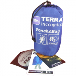 Дощовик Terra Incognita PonchoBag S/M blue (4823081502746) - Картинка 2