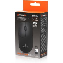 Мишка REAL-EL RM-313W Wireless Black (EL123200042) - Картинка 10