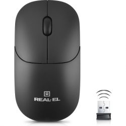 Мишка REAL-EL RM-313W Wireless Black (EL123200042) - Картинка 6