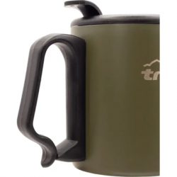 Чашка туристична Tramp з поїлкою і защіпкою 350 мл Olive (UTRC-020-olive) - Картинка 4