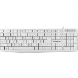 Клавіатура REAL-EL RK-513 USB White (EL123100047) - Картинка 2