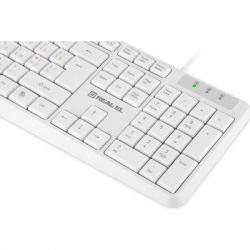 Клавіатура REAL-EL RK-513 USB White (EL123100047) - Картинка 4