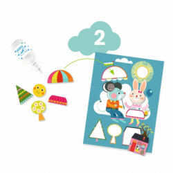 Набір для творчості Djeco Котик та його друзі (DJ09292) - Картинка 2