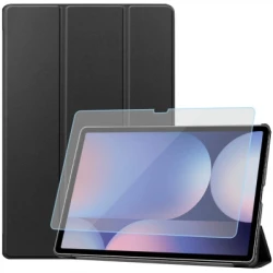 ����� ��� �������� AirOn Premium Samsung Galaxy tab S10 Plus 12.4 2024 + film Black (4822356758483)