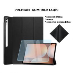 ����� ��� �������� AirOn Premium Samsung Galaxy tab S10 Ultra 14.6 2024 + film Black (4822356758484) - �������� 2