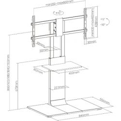 Стійка презентаційна OfficePro TVS605 - Картинка 11