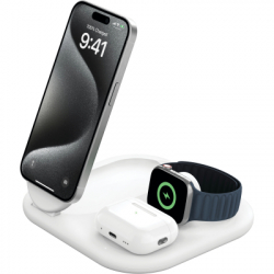 �������� ������� Belkin 3in1 Magnetic Foldable iPhone/Watch/AirPods Qi2 15W white (WIZ029VFWH) - �������� 7