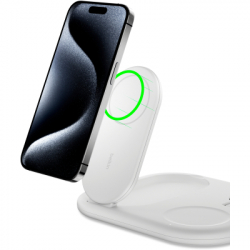 �������� ������� Belkin 3in1 Magnetic Foldable iPhone/Watch/AirPods Qi2 15W white (WIZ029VFWH) - �������� 9