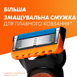 ���� ��������� Gillette Fusion5 ������ ��� ������ �������� (������) � 1 ������ ���������� + ���� ��� ������ 200 �� (8700216534048) - �������� 6