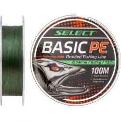  Select Basic PE 100m Dark Green 0.24mm 40lb/18.2kg (1870.27.67)