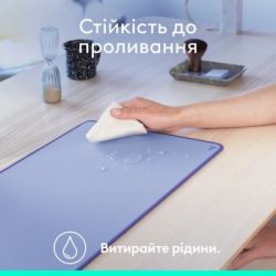 Килимок для миші Килимок для мишки Logitech Desk Mat Studio Series Lilac (956-000149) - Картинка 9