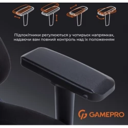 ������ ������� GamePro FGC750B Size L Fabric Black (FGC750B) - �������� 11