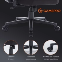 ������ ������� GamePro FGC750B Size L Fabric Black (FGC750B) - �������� 12