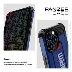 Чехол для мобильного телефона Armorstandart Panzer Xiaomi Redmi 14C 4G / Poco C75 Dark Blue (ARM79374) - Картинка 3