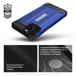 Чехол для мобильного телефона Armorstandart Panzer Xiaomi Redmi 14C 4G / Poco C75 Dark Blue (ARM79374) - Картинка 6