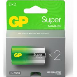 ��������� Gp D Super Alkaline LR20 * 2 (13A21-SB2 / 4891199220142) - �������� 2