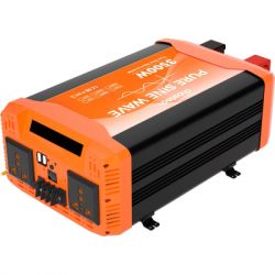 Автомобільний інвертор Choetech 12/220V 1600Вт, чиста синусоїда (CJ3500Q-V2) - Картинка 2