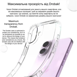 Чехол для мобильного телефона Drobak Acrylic Case with Airbag для Apple iPhone 14 (949401) - Картинка 2