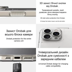 Чехол для мобильного телефона Drobak Acrylic Case with Airbag для Apple iPhone 14 (949401) - Картинка 6