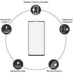 Стекло защитное Drobak Xiaomi 14T Pro Black Frame A+ (383810) - Картинка 3